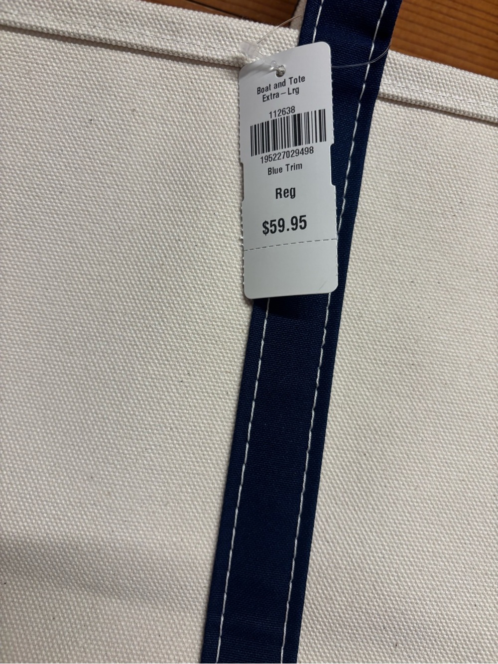 L.L. Bean Boat and Tote, Open-Top Extra Large - Picture 3 of 4